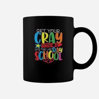 Get Your Crayon Happy Last Day Of School Teacher Student Coffee Mug | Crazezy DE