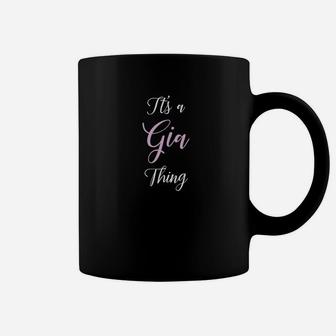 Gia Name Personalized Women Cute Pink Girl Gift Coffee Mug - Thegiftio UK