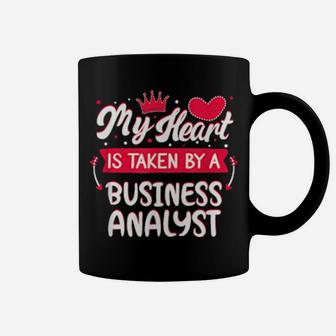 Gift Business Analyst Valentines Day Coffee Mug - Monsterry