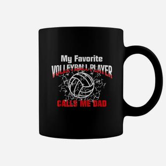 Gift Dad My Favorite Volleyball Player Calls Me Dad Coffee Mug - Thegiftio UK