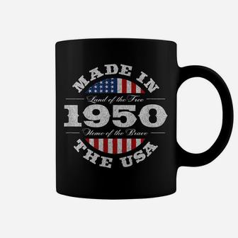 Gift For 70 Year Old Usa 1950 70Th Birthday Coffee Mug | Crazezy