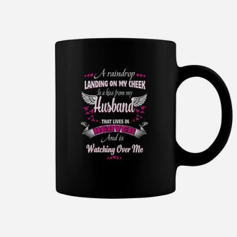 Gift My Husband That Lives In Heaven And Is Watching Over Me Coffee Mug | Crazezy CA