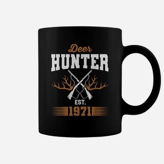 Gifts For 50 Year Old Deer Hunter 1971 Hunting 50Th Birthday Coffee Mug | Crazezy UK