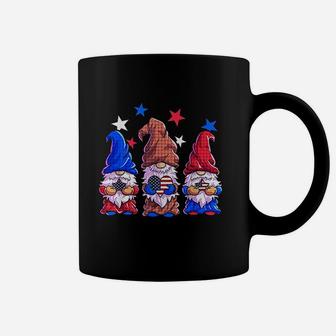 Girls American Flag Stars Gnome Coffee Mug | Crazezy