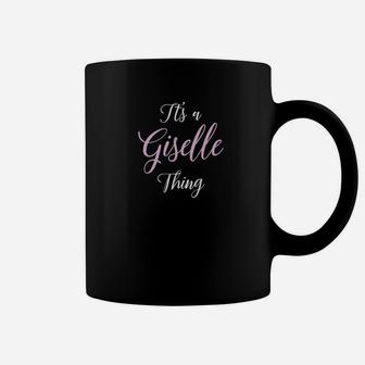 Giselle Name Personalized Women Cute Pink Girl Gift Coffee Mug - Thegiftio UK