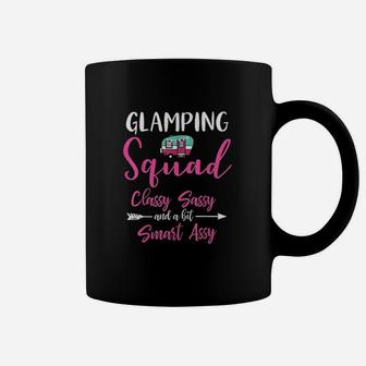 Glamping Squad Funny Matching Family Girls Camping Trip Coffee Mug | Crazezy CA
