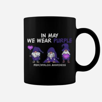 Gnome Fibromyalgia Awareness Fibro-In May We Wear Purple Coffee Mug | Crazezy DE
