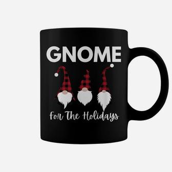 Gnome For The Holidays Home For Christmas Funny 3 Gnomes Coffee Mug | Crazezy