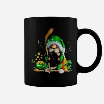 Gnome Hug Ice Hockey Patrick Day Coffee Mug - Monsterry