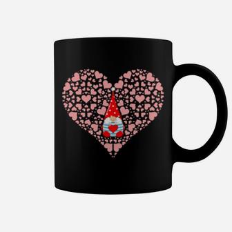 Gnome Love Heart Happy Valentines Day Idea Coffee Mug - Monsterry AU