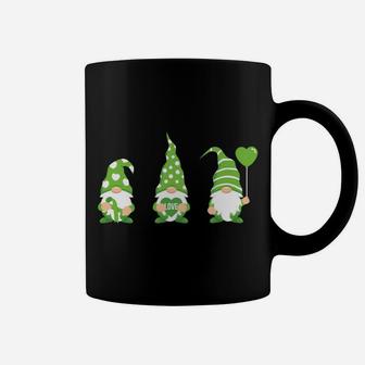 Gnome One Fights Alone Mental Health Awareness Green Ribbon Coffee Mug | Crazezy DE