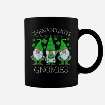 Gnome St Patricks Day Shenanigans Gnomies Shamrock Gnomes Coffee Mug | Crazezy