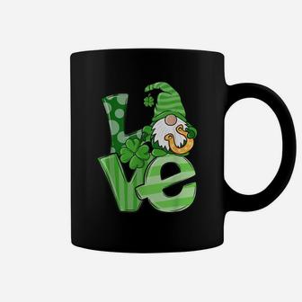 Gnome T Shirt Shamrock Love Womens St Patricks Day Coffee Mug | Crazezy CA