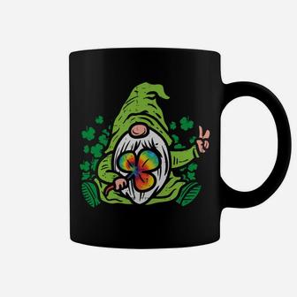 Gnome Tie Dye Shamrock Clover St Patricks Day Hippie Gift Coffee Mug | Crazezy