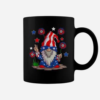 Gnomes 4Th Of July Women Gnome Lover Girls American Flag Coffee Mug | Crazezy