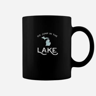 Go Jump In The Lake Michigan Coffee Mug - Thegiftio UK