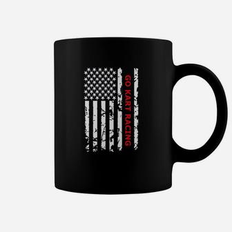 Go Karts Rare Usa Flag Go Karting Coffee Mug | Crazezy DE