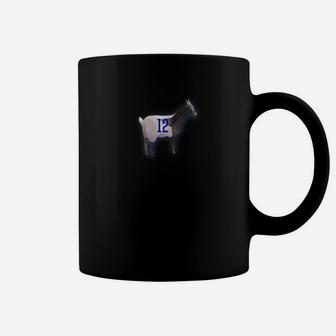 Goat Number 12 Football Player For Fans Gift Coffee Mug - Thegiftio UK
