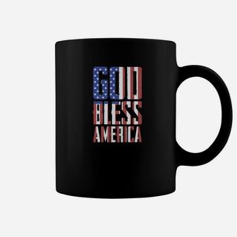God Bless America Flag Patriotic American Flag Gift Coffee Mug - Thegiftio UK