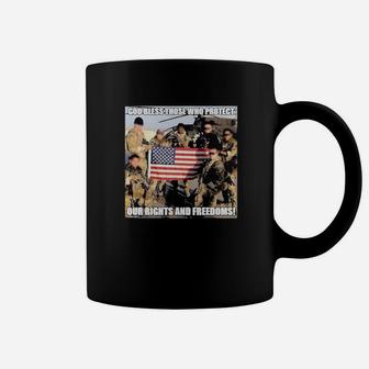 God Bless Those Who Protect Our Rights And Freedoms Coffee Mug - Monsterry