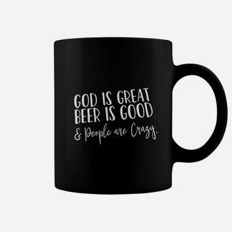 God Is Great Beer Is Good Coffee Mug | Crazezy UK