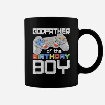 Godfather Of The Birthday Boy Matching Video Game Birthday Coffee Mug | Crazezy DE