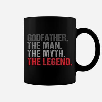 Godfather The Man The Myth The Legend Father's Day Coffee Mug | Crazezy UK