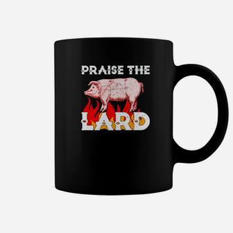 Godly Praise The Lard Bbq Holy Pig Premium Coffee Mug - Thegiftio UK