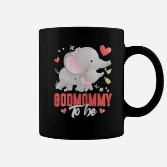 Godmommy Gender Reveal Pregnancy Elephant Godmother Maternit Coffee Mug - Monsterry