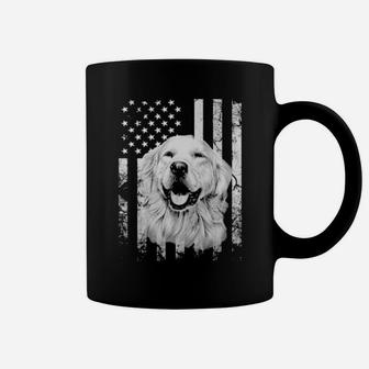 Golden Retriever 4Th Of July America Dog Flag Patriotic Coffee Mug - Monsterry