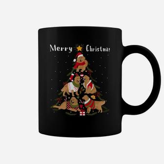 Golden Retriever Christmas Tree Xmas Dog Lover Coffee Mug | Crazezy