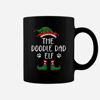 Goldendoodle Dad Dog Elf Christmas Funny Matching Pajama Top Coffee Mug | Crazezy DE