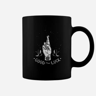 Good Luck Aesthetic Girl Women Grunge Coffee Mug | Crazezy DE