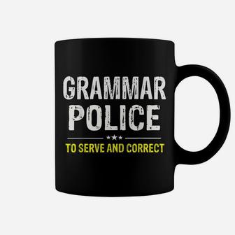 Grammar Police Women And Kids Funny Costume Idea Coffee Mug | Crazezy UK