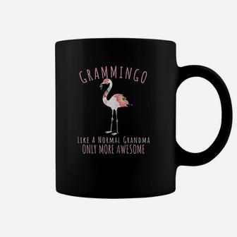 Grammingo Like An Grandma Only Awesome Floral Flamingo Coffee Mug | Crazezy