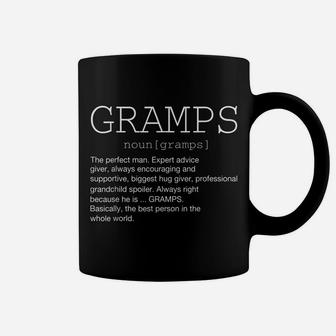 Gramps Definition Noun Grandpa Grandparents Day Funny Mens Coffee Mug | Crazezy