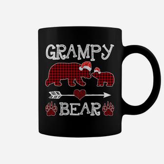 Grampy Bear Christmas Pajama Red Plaid Buffalo Family Coffee Mug | Crazezy AU