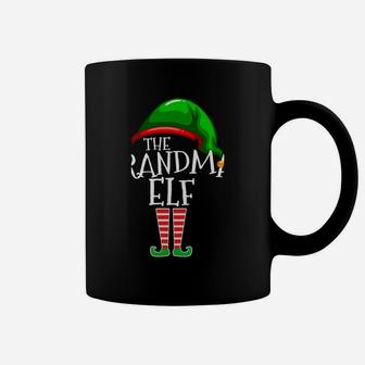 Grandma Elf Group Matching Family Christmas Gift Women Funny Coffee Mug | Crazezy AU