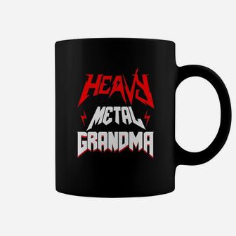 Grandma Heavy Metal Music Fan Death Metal Funny Coffee Mug | Crazezy
