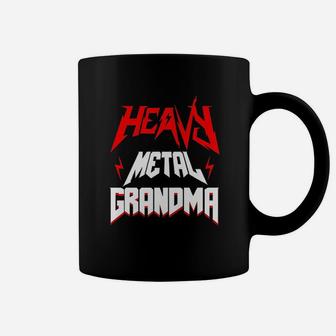 Grandma Heavy Metal Music Fan Death Metal Funny Coffee Mug - Thegiftio UK