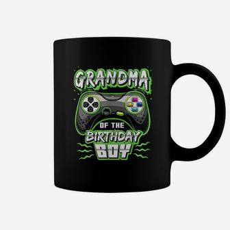 Grandma Of The Birthday Boy Matching Video Gamer Party Coffee Mug | Crazezy AU