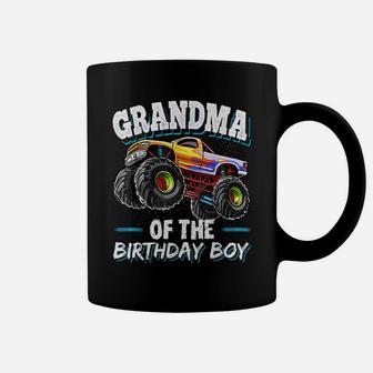 Grandma Of The Birthday Boy Monster Truck Birthday Party Coffee Mug | Crazezy