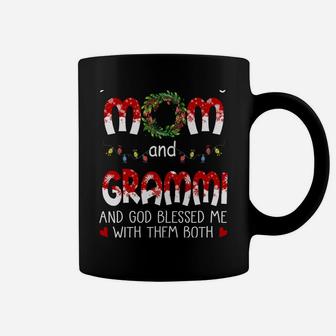 Grandma Tee- I Have Two Titles Mom And Grammi Christmas Coffee Mug | Crazezy
