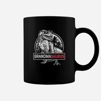 Grandmasaurus Grandma Saurus Dinosaur Coffee Mug | Crazezy