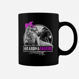 Grandmasaurus Shirt Funny T-Rex Gift For Grandma Dino Coffee Mug | Crazezy UK
