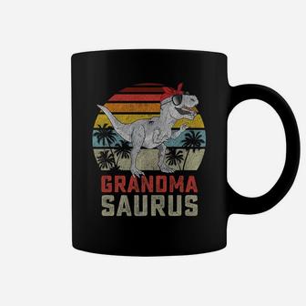 Grandmasaurus T Rex Dinosaur Grandma Saurus Family Matching Coffee Mug | Crazezy