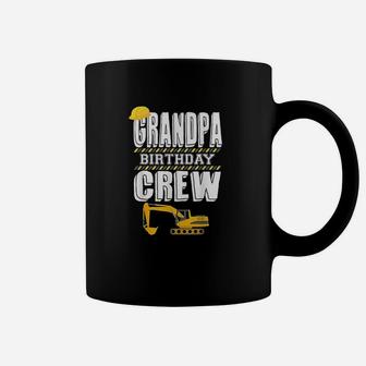 Grandpa Birthday Crew Construction Worker Hosting Party Coffee Mug | Crazezy AU
