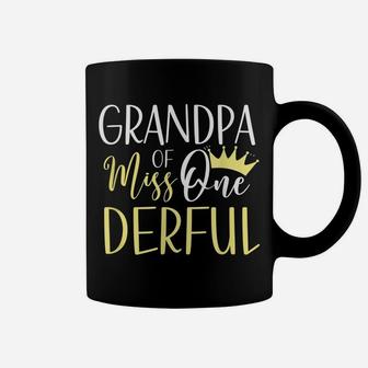 Grandpa Of Miss Onederful 1St Birthday First One-Derful Girl Coffee Mug | Crazezy AU