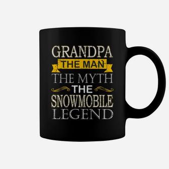 Grandpa The Man The Myth The Snowmobile Legend Sports 2020 Coffee Mug - Thegiftio UK