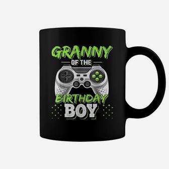 Granny Of The Birthday Boy Matching Video Game Birthday Coffee Mug | Crazezy